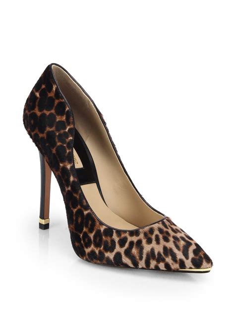 macys michael kors white leopard pump|Leopard Print Heels: Shop Leopard Print Heels .